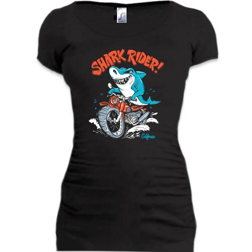Подовжена футболка Shark Rider