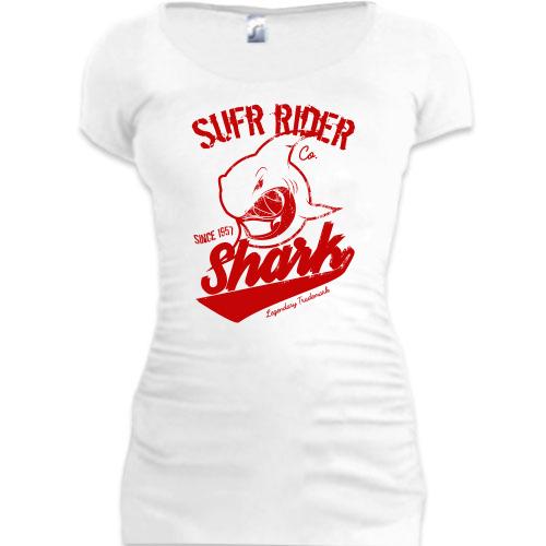 Подовжена футболка Surf Rider Shark