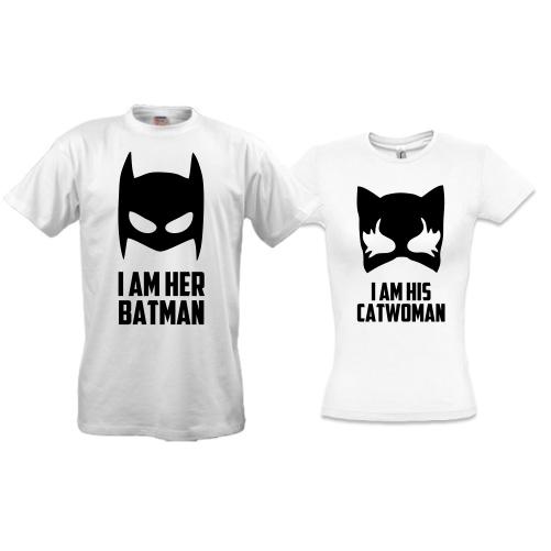 Футболка Batman and Catwoman