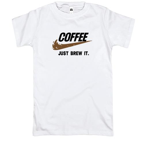 Футболка COFFEE. Just brew it.