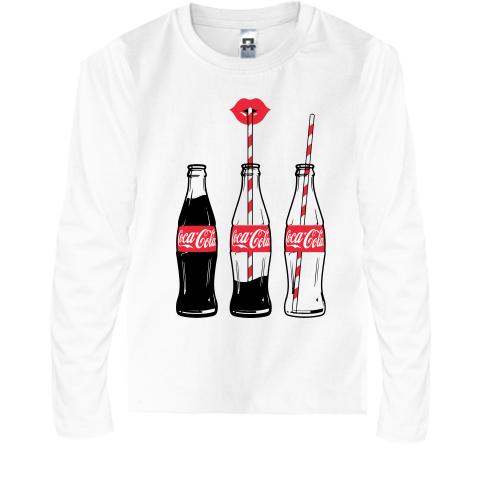 Детская футболка с длинным рукавом 3 Coca Cola