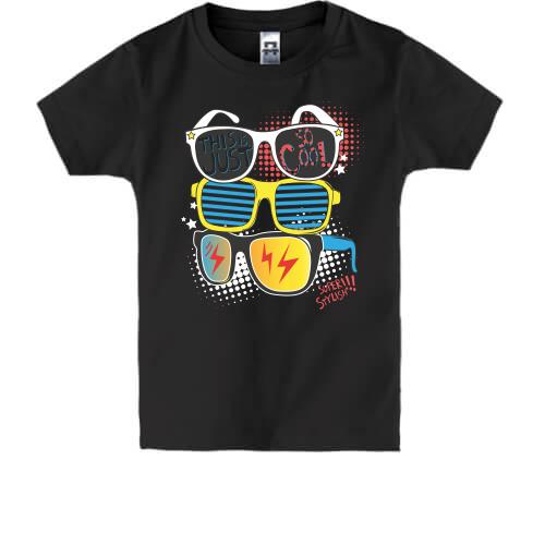 Дитяча футболка з сонцезахисними окулярами