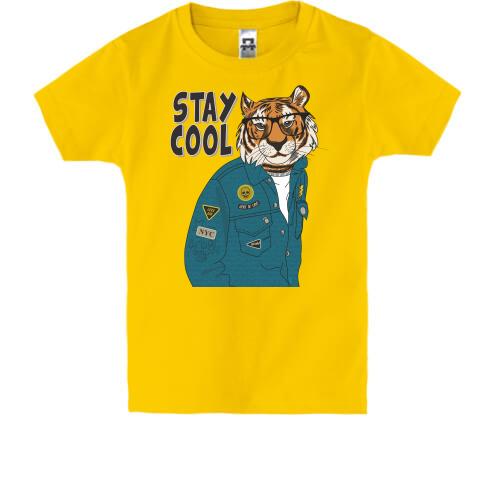 Детская футболка Stay cool tiger