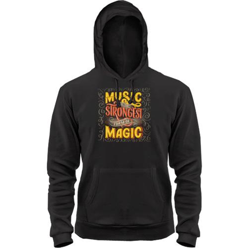 Толстовка Music is the Strongest from of Magic