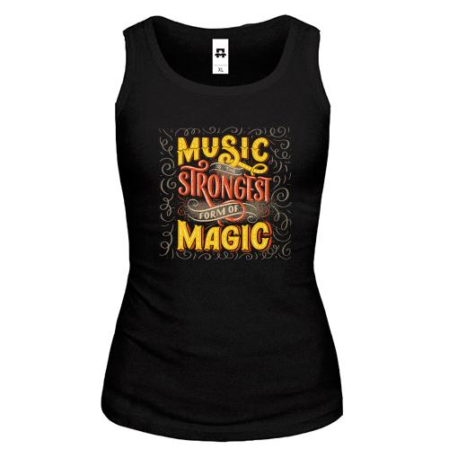 Жіноча майка Music is the Strongest from of Magic