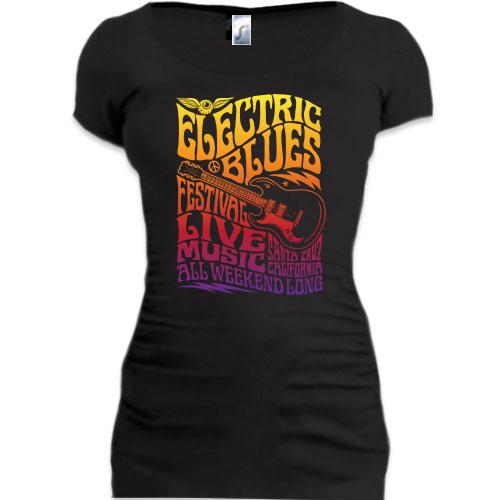 Подовжена футболка Electric Blues Festival