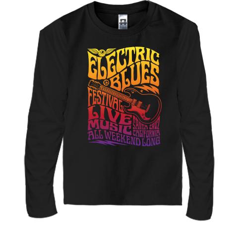 Детская футболка с длинным рукавом Electric Blues Festival