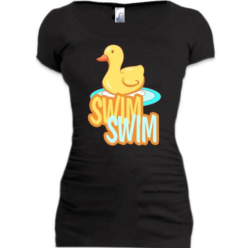 Подовжена футболка Swim Swim