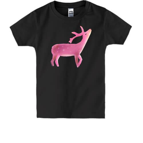 Дитяча футболка Рожевий оленятко