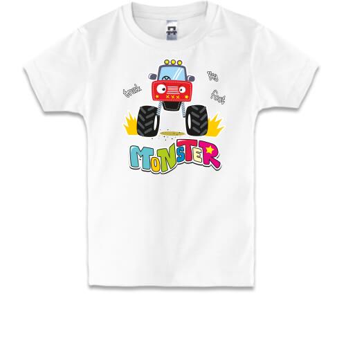 Детская футболка Baby Monster Truck