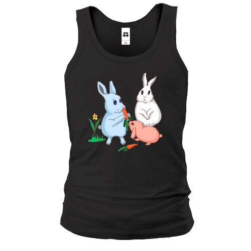 Майка Кролики и морковка