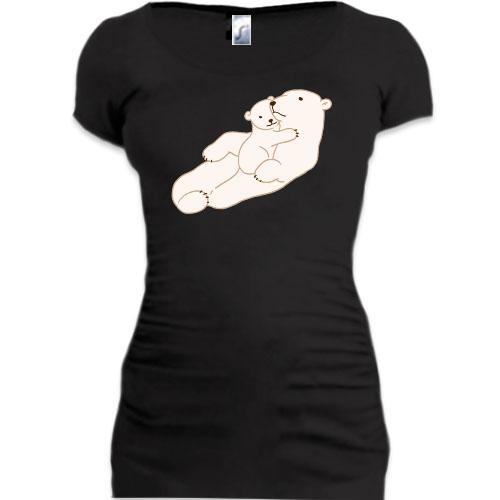 Подовжена футболка Мама-ведмідь і ведмежа