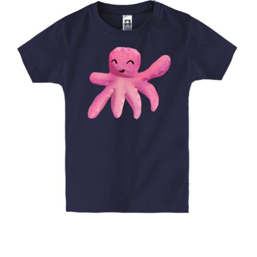 Детская футболка Радостный осьминог