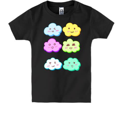 Детская футболка Аниме облака