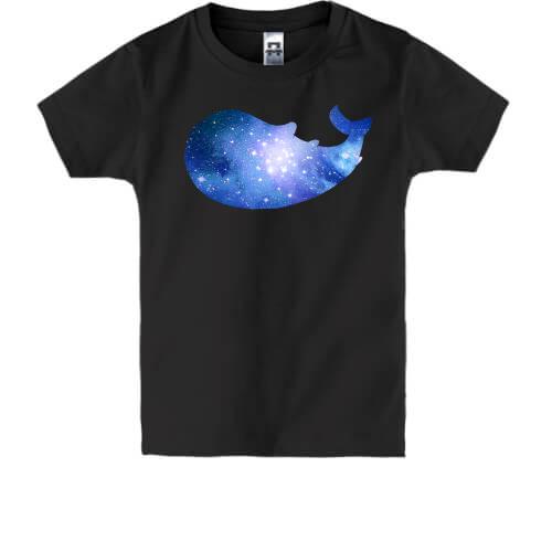 Детская футболка Кит-космос