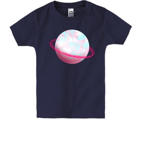 Дитяча футболка Pink planet