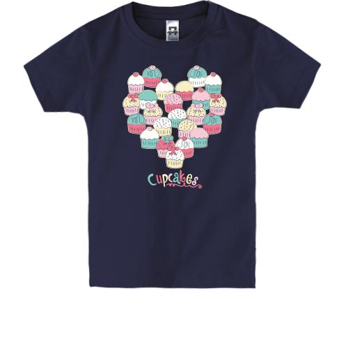 Дитяча футболка Cake Heart
