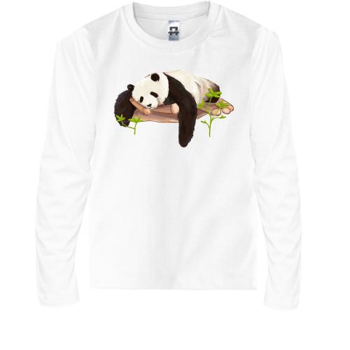 Детская футболка с длинным рукавом Sleepy Panda