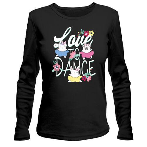 Лонгслив Love to Dance