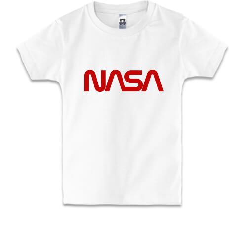Детская футболка NASA Worm logo
