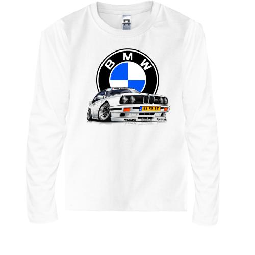 Детская футболка с длинным рукавом BMW M3 E30