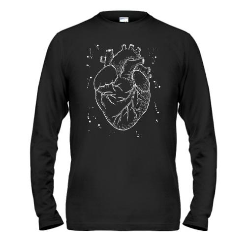 Лонгслив Anatomical heart