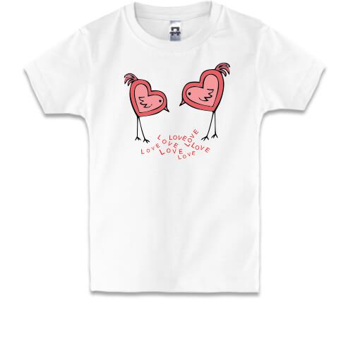 Детская футболка Love Birds