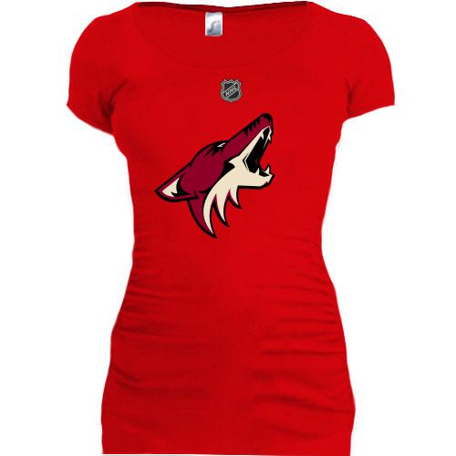 Женская удлиненная футболка Phoenix Coyotes