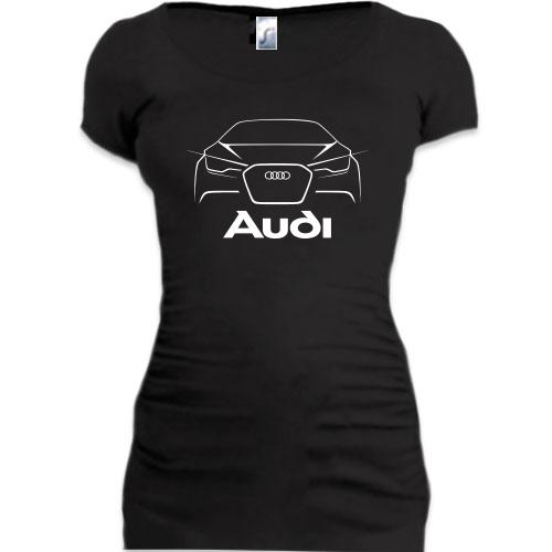 Подовжена футболка Audi (силует)