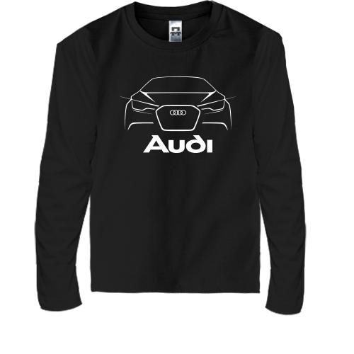 Детская футболка с длинным рукавом Audi (силуэт)