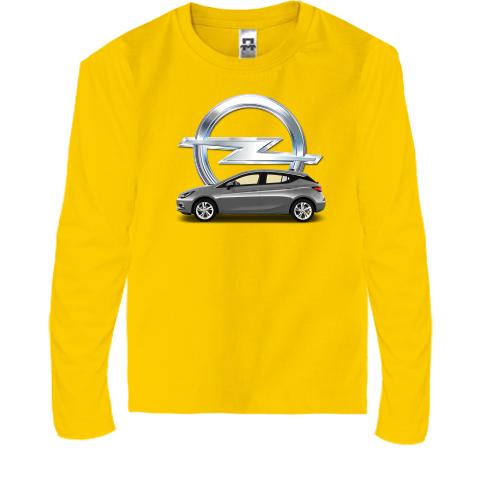 Детская футболка с длинным рукавом Opel car