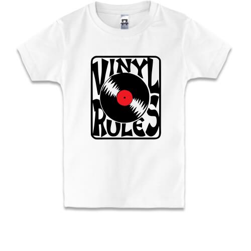 Дитяча футболка Vinyl Rules (2)