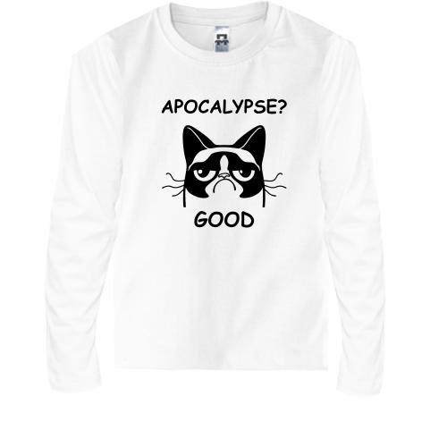 Детская футболка с длинным рукавом Apocalypse? Good.