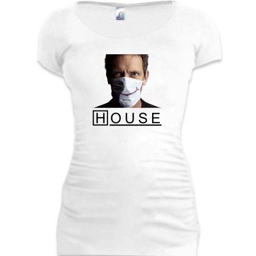 Подовжена футболка Dr. House