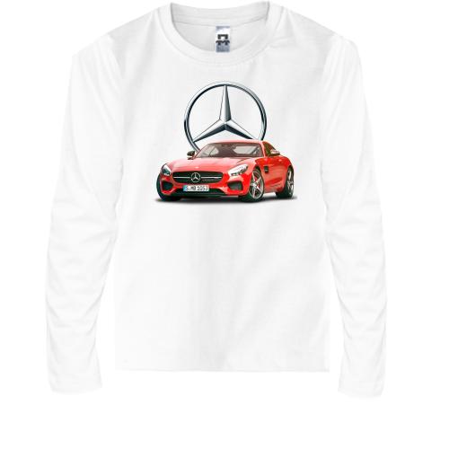 Детская футболка с длинным рукавом Mercedes AMG GT