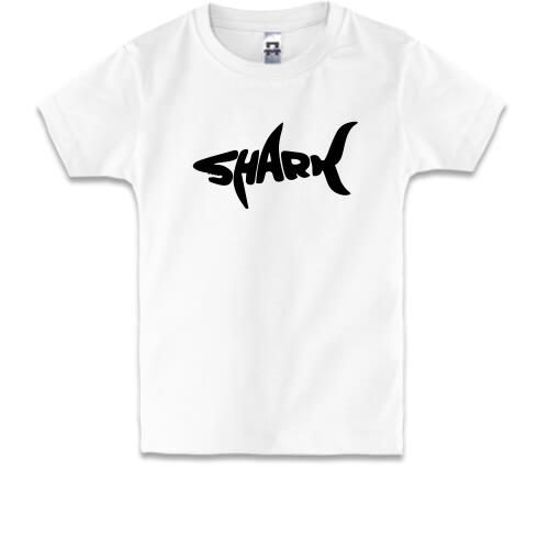 Дитяча футболка Shark word