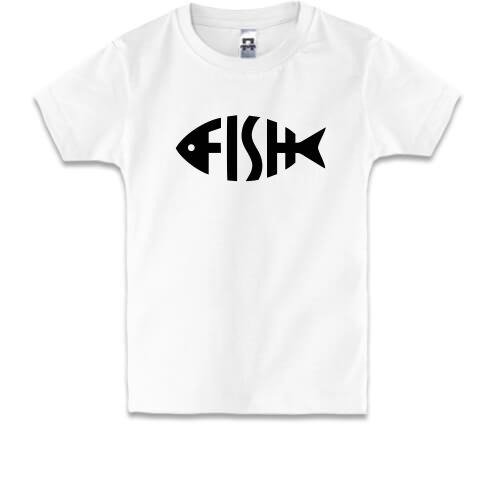 Детская футболка Fish Word