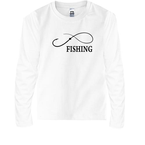 Детская футболка с длинным рукавом Fishing infinity