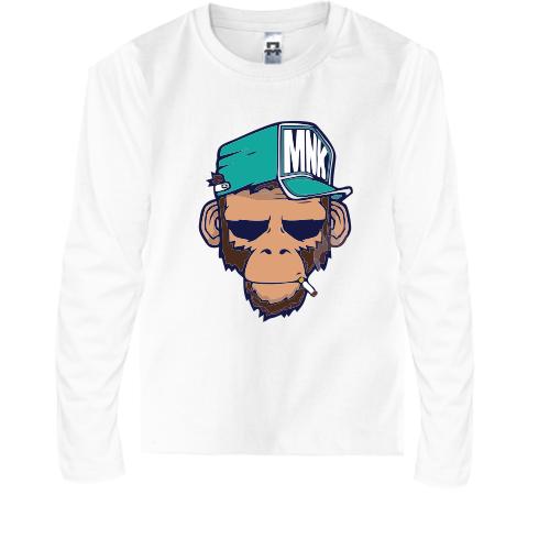 Детская футболка с длинным рукавом MNK Monkey