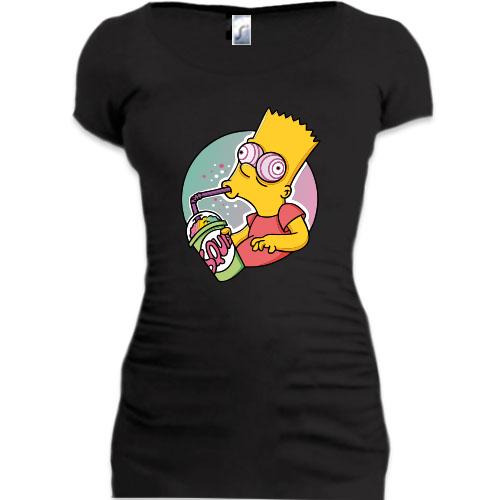 Подовжена футболка Bart Drinks Soda Art