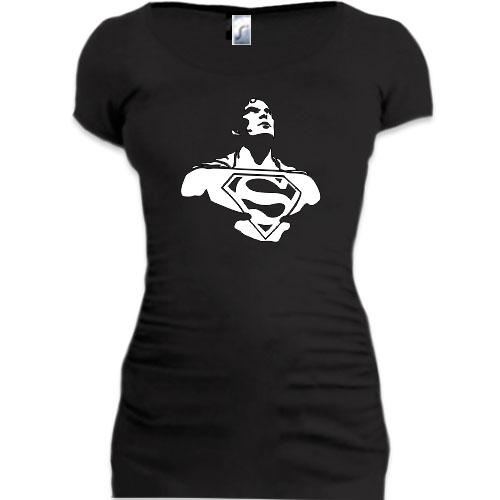 Подовжена футболка Super Man art