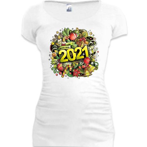 Подовжена футболка з подарунками 2021