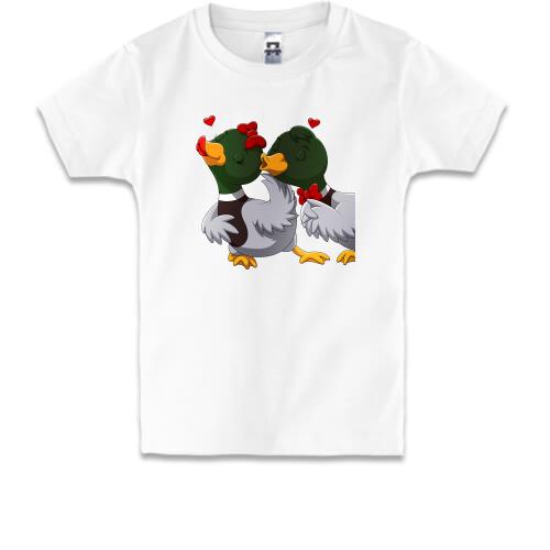 Дитяча футболка Duck couple