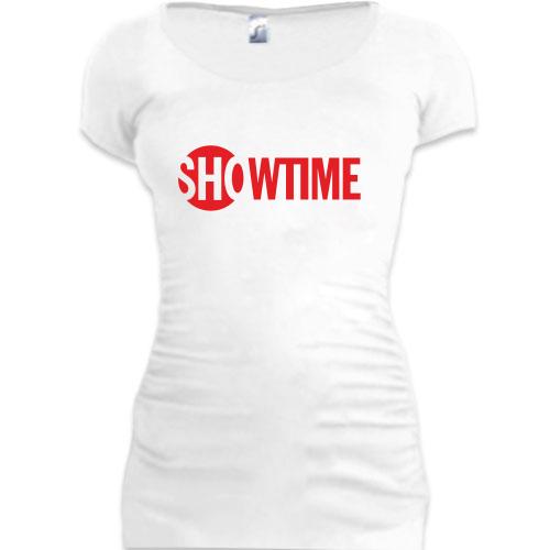 Женская удлиненная футболка Showtime