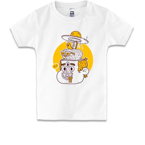 Детская футболка Three-eyed guy art