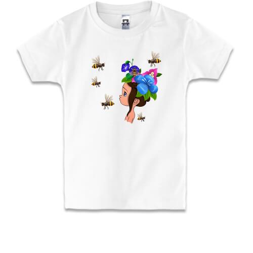 Детская футболка Baby with bees