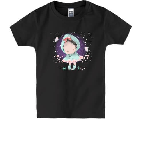 Детская футболка Baby girl in dress