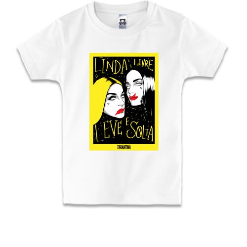 Детская футболка Linda, Livre leve Solta
