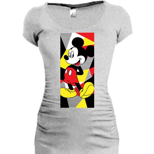 Подовжена футболка Mickey mouse art