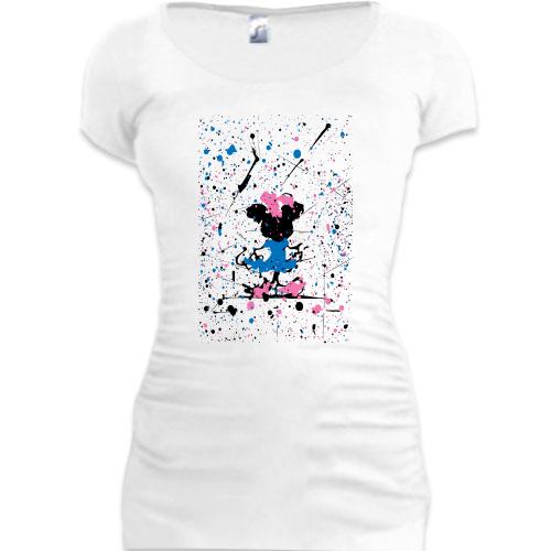 Подовжена футболка Minnie Mouse paint atr